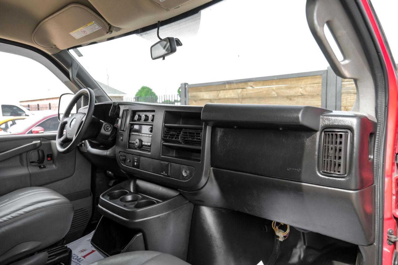 2016 RED Chevrolet Express 2500 Cargo (1GCWGAFF9G1) with an 4.8L V8 FFV engine, 6-Speed Automatic transmission, located at 2401 E Main St., Grand Prairie, TX, 75050, (972) 262-4440, 32.748981, -96.969643 - Photo#17