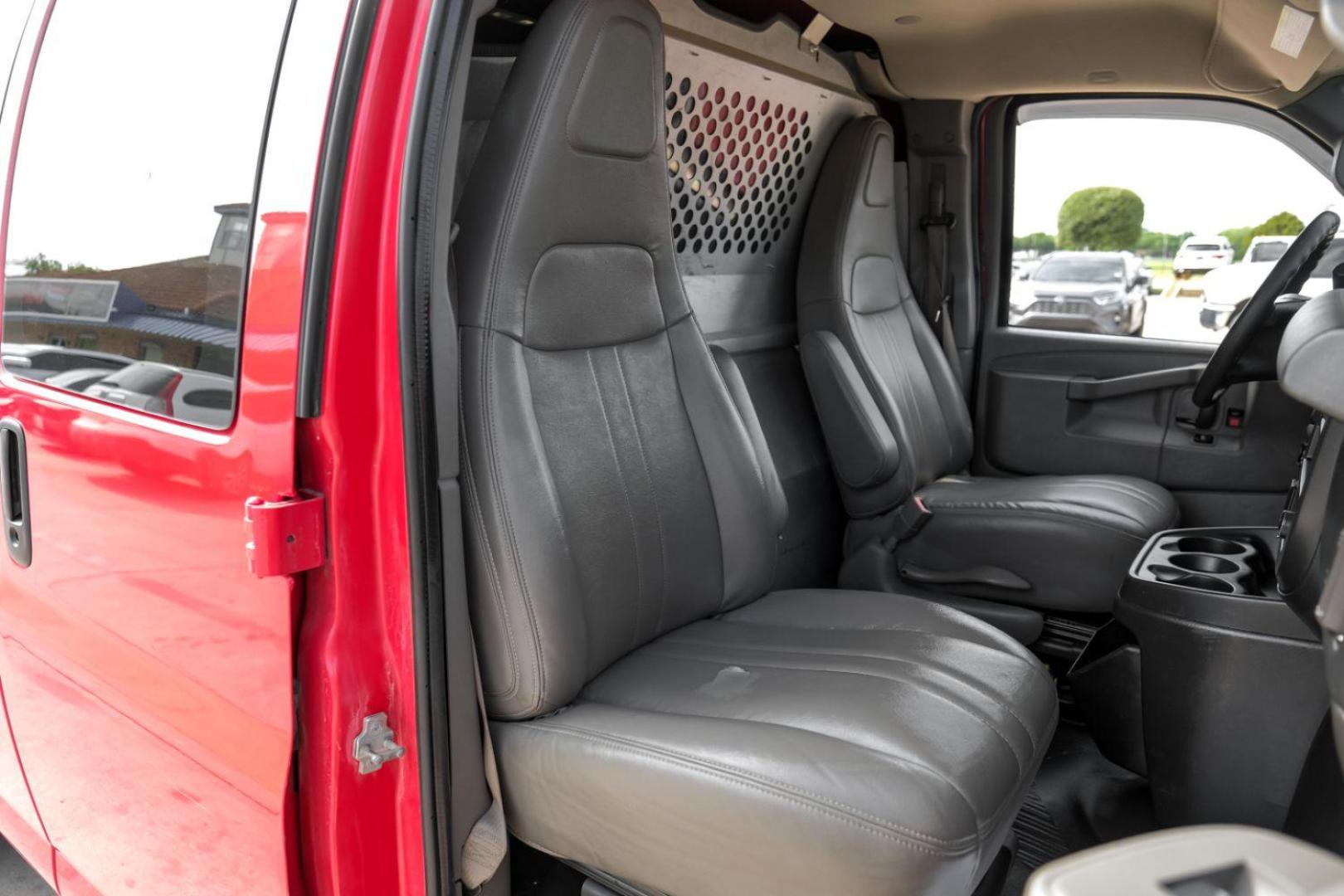 2016 RED Chevrolet Express 2500 Cargo (1GCWGAFF9G1) with an 4.8L V8 FFV engine, 6-Speed Automatic transmission, located at 2401 E Main St., Grand Prairie, TX, 75050, (972) 262-4440, 32.748981, -96.969643 - Photo#27