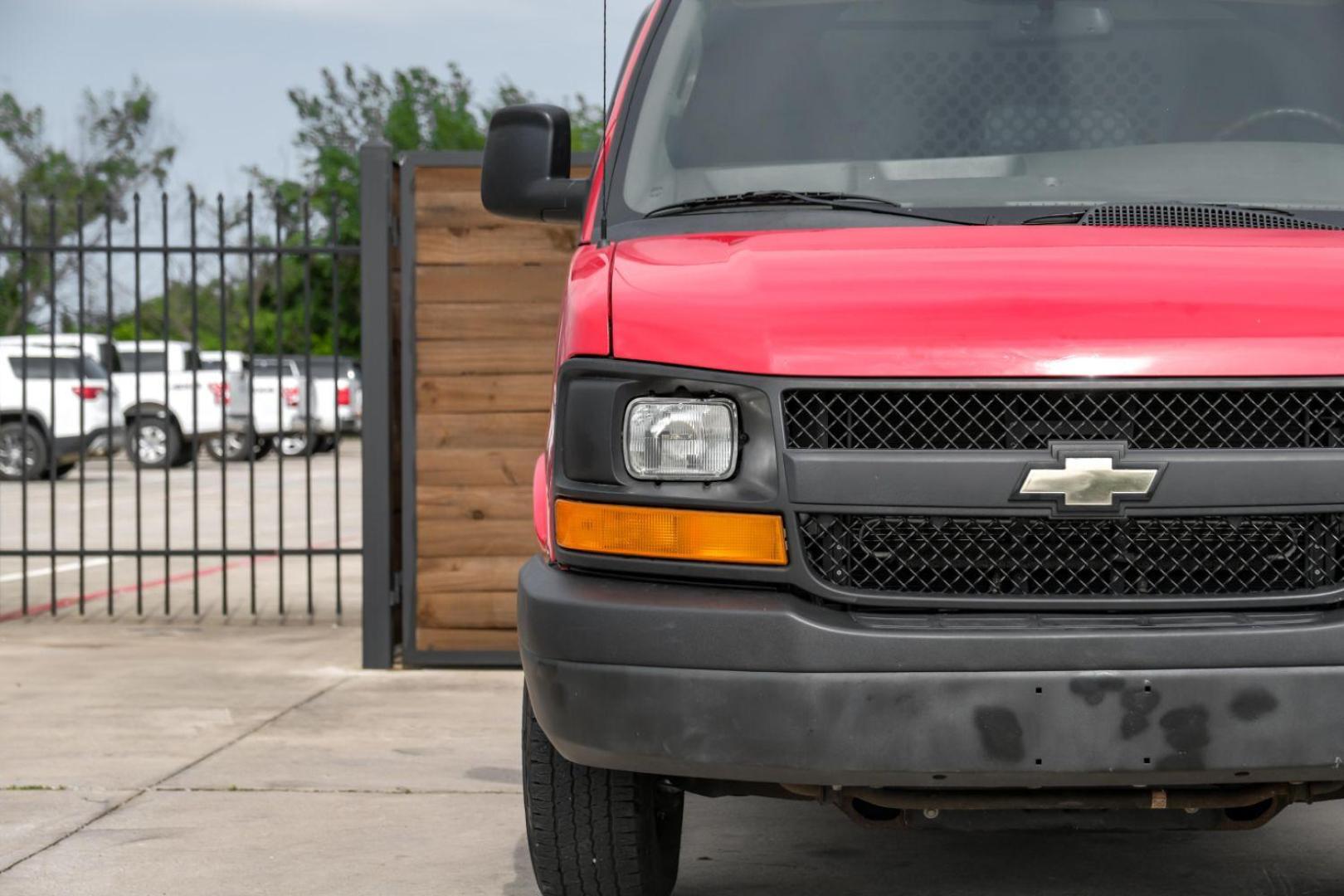 2016 RED Chevrolet Express 2500 Cargo (1GCWGAFF9G1) with an 4.8L V8 FFV engine, 6-Speed Automatic transmission, located at 2401 E Main St., Grand Prairie, TX, 75050, (972) 262-4440, 32.748981, -96.969643 - Photo#35