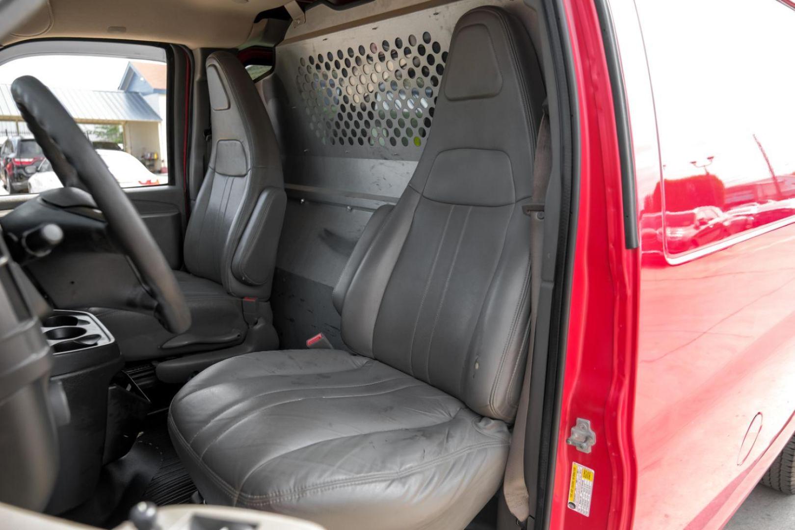 2016 RED Chevrolet Express 2500 Cargo (1GCWGAFF9G1) with an 4.8L V8 FFV engine, 6-Speed Automatic transmission, located at 2401 E Main St., Grand Prairie, TX, 75050, (972) 262-4440, 32.748981, -96.969643 - Photo#3