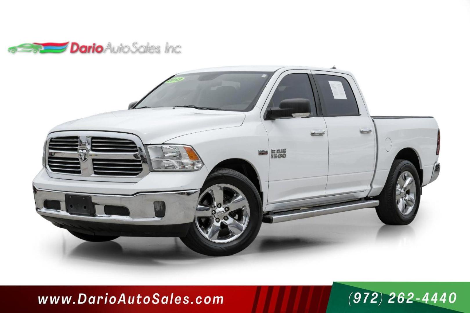 2013 White RAM 1500 SLT Crew Cab SWB 2WD (1C6RR6LT8DS) with an 5.7L V8 OHV 16V engine, 6-Speed Automatic transmission, located at 2401 E Main St., Grand Prairie, TX, 75050, (972) 262-4440, 32.748981, -96.969643 - Photo#0