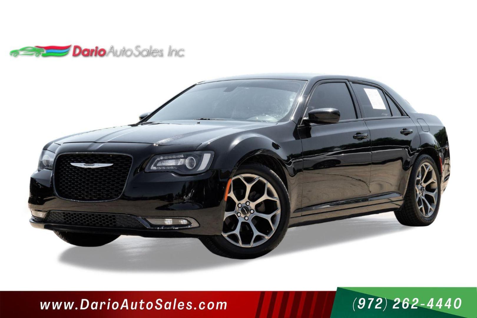 2016 BLACK Chrysler 300 S V6 RWD (2C3CCABG0GH) with an 3.6L V6 DOHC 24V engine, 8-Speed Automatic transmission, located at 2401 E Main St., Grand Prairie, TX, 75050, (972) 262-4440, 32.748981, -96.969643 - Photo#0