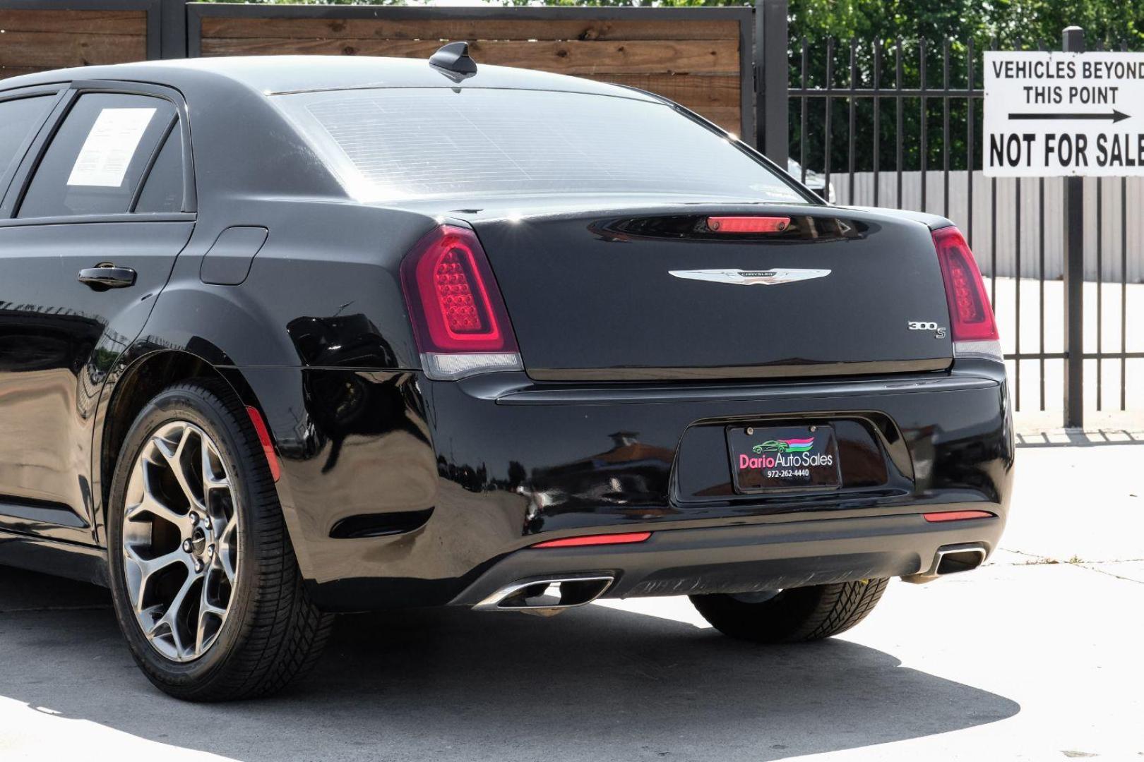 2016 BLACK Chrysler 300 S V6 RWD (2C3CCABG0GH) with an 3.6L V6 DOHC 24V engine, 8-Speed Automatic transmission, located at 2401 E Main St., Grand Prairie, TX, 75050, (972) 262-4440, 32.748981, -96.969643 - Photo#13