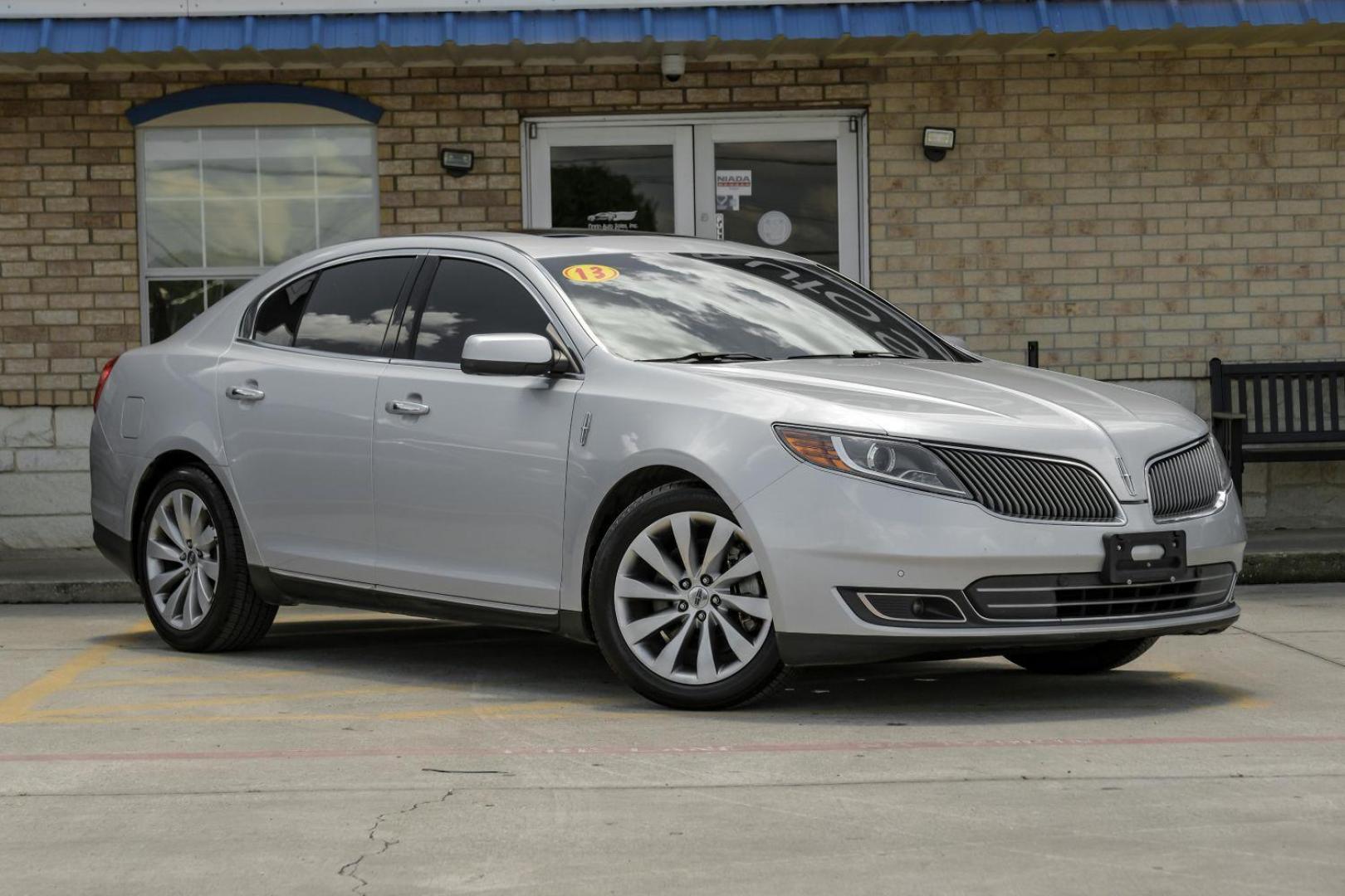 2013 SILVER Lincoln MKS FWD (1LNHL9DKXDG) with an 3.5L V6 DOHC 24V engine, 6-Speed Automatic transmission, located at 2401 E Main St., Grand Prairie, TX, 75050, (972) 262-4440, 32.748981, -96.969643 - Photo#6