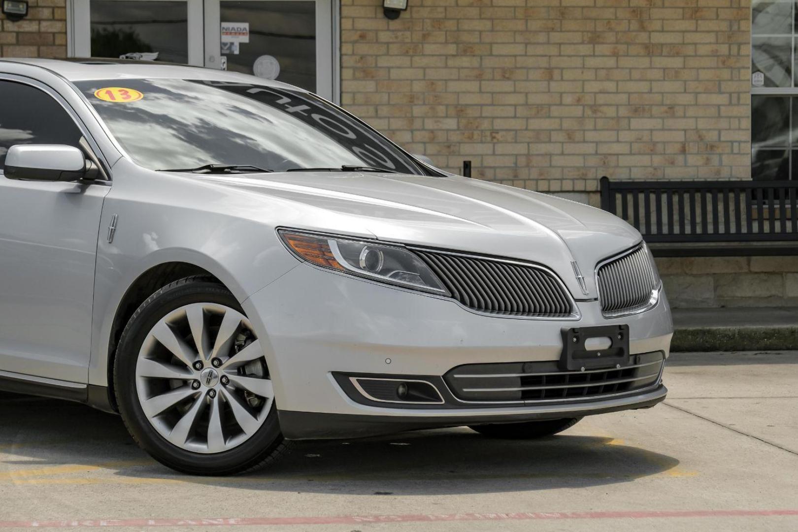 2013 SILVER Lincoln MKS FWD (1LNHL9DKXDG) with an 3.5L V6 DOHC 24V engine, 6-Speed Automatic transmission, located at 2401 E Main St., Grand Prairie, TX, 75050, (972) 262-4440, 32.748981, -96.969643 - Photo#8