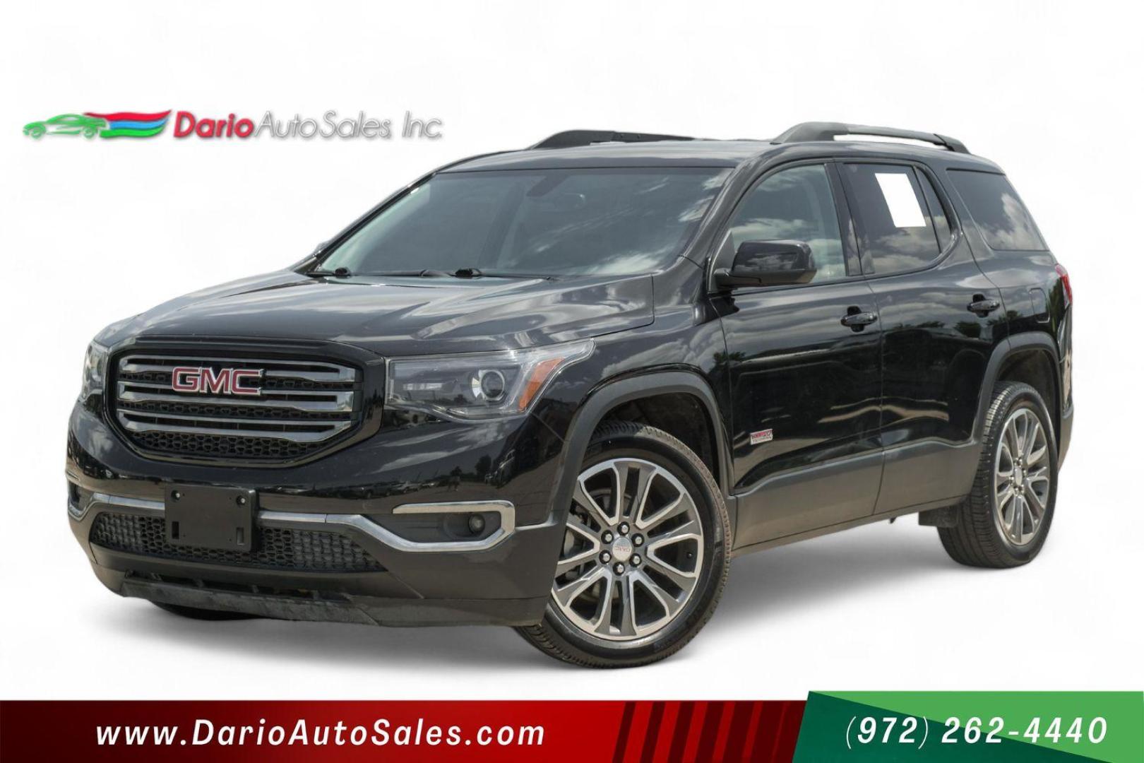 2017 Black GMC Acadia All Terrain 2 AWD (1GKKNVLS5HZ) with an 3.6L V6 DOHC 24V engine, 6-Speed Automatic transmission, located at 2401 E Main St., Grand Prairie, TX, 75050, (972) 262-4440, 32.748981, -96.969643 - Photo#0