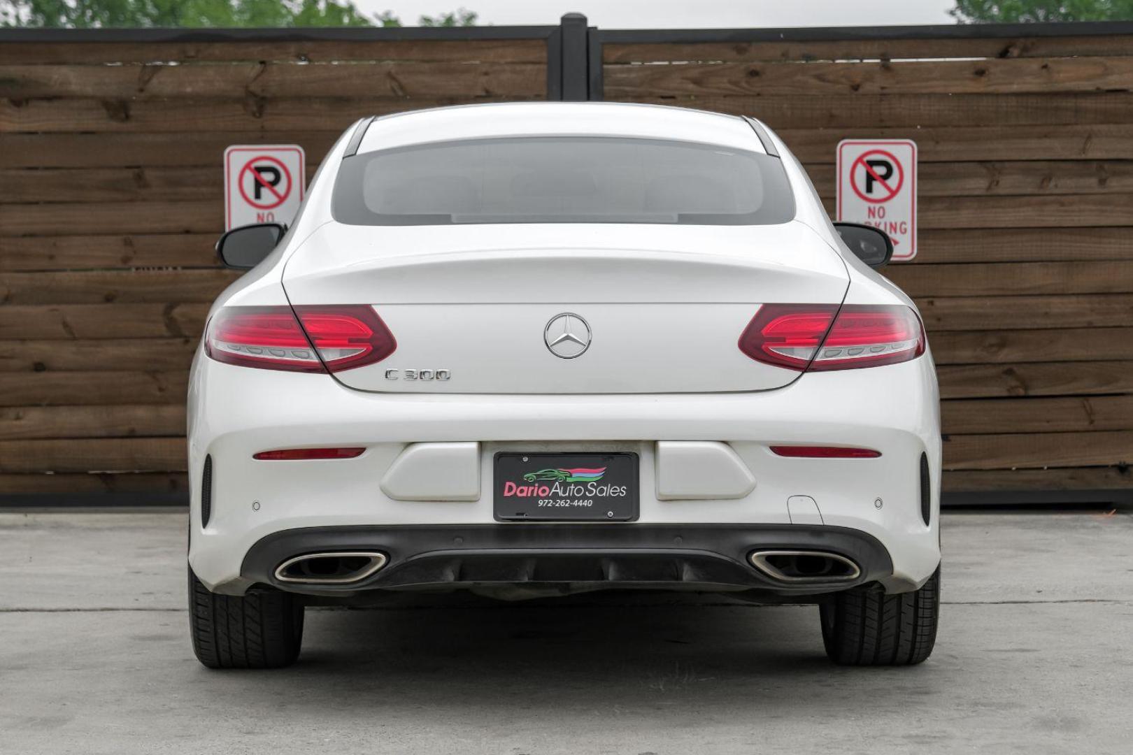 2017 WHITE Mercedes-Benz C-Class C300 Coupe (WDDWJ4JB3HF) with an 2.0L L4 DOHC 16V TURBO engine, 7-Speed Automatic transmission, located at 2401 E Main St., Grand Prairie, TX, 75050, (972) 262-4440, 32.748981, -96.969643 - Photo#11