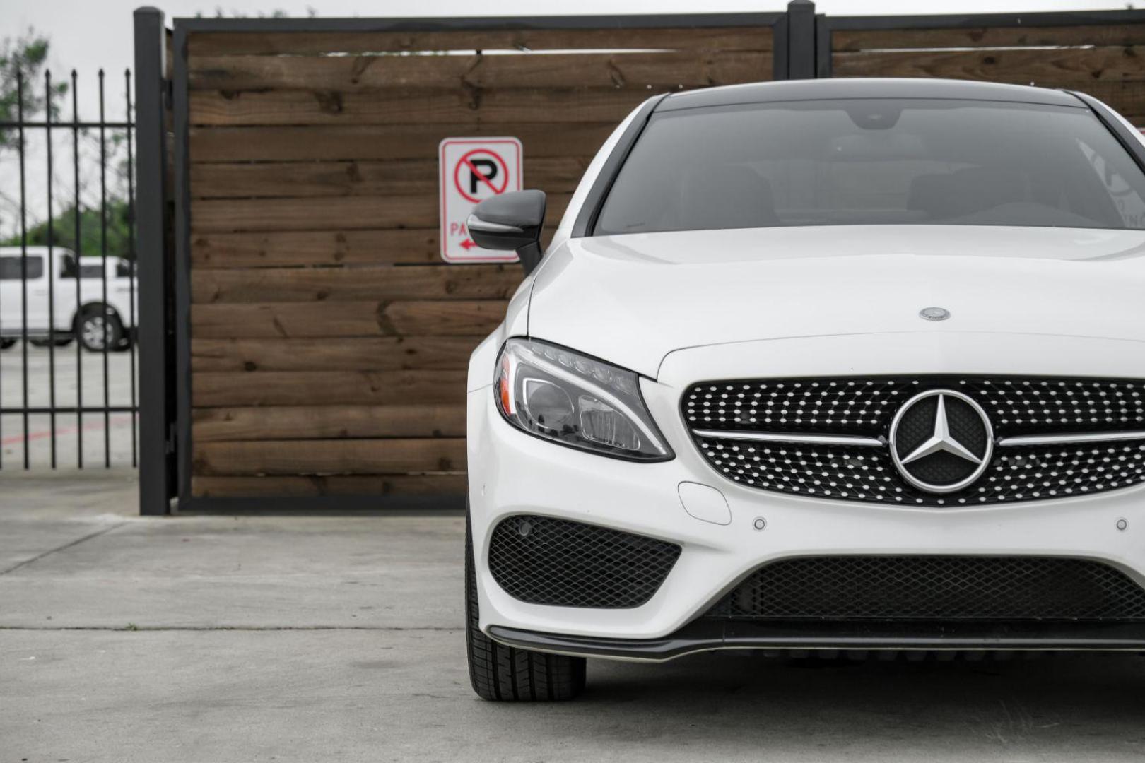 2017 WHITE Mercedes-Benz C-Class C300 Coupe (WDDWJ4JB3HF) with an 2.0L L4 DOHC 16V TURBO engine, 7-Speed Automatic transmission, located at 2401 E Main St., Grand Prairie, TX, 75050, (972) 262-4440, 32.748981, -96.969643 - Photo#41