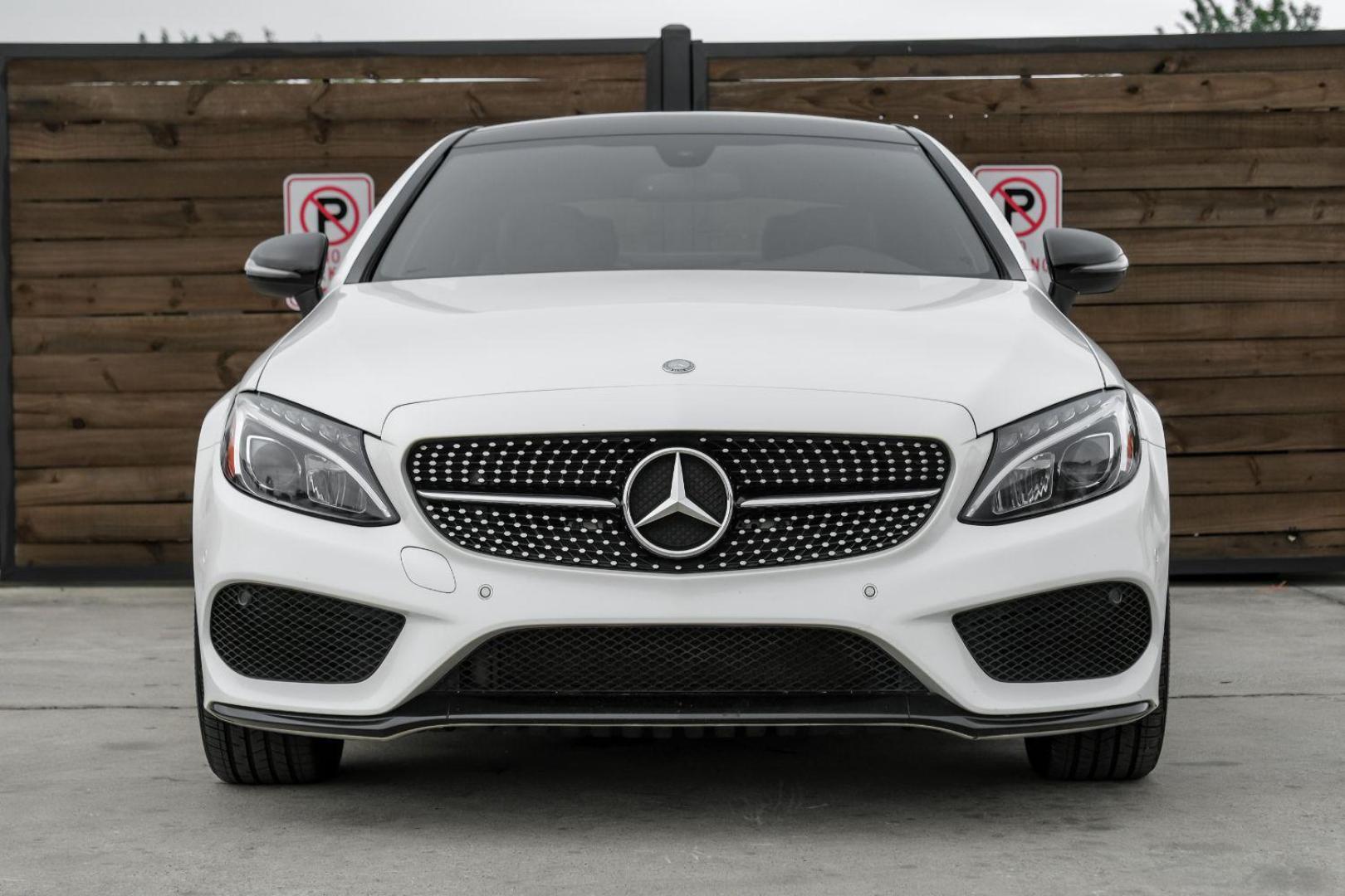 2017 WHITE Mercedes-Benz C-Class C300 Coupe (WDDWJ4JB3HF) with an 2.0L L4 DOHC 16V TURBO engine, 7-Speed Automatic transmission, located at 2401 E Main St., Grand Prairie, TX, 75050, (972) 262-4440, 32.748981, -96.969643 - Photo#5