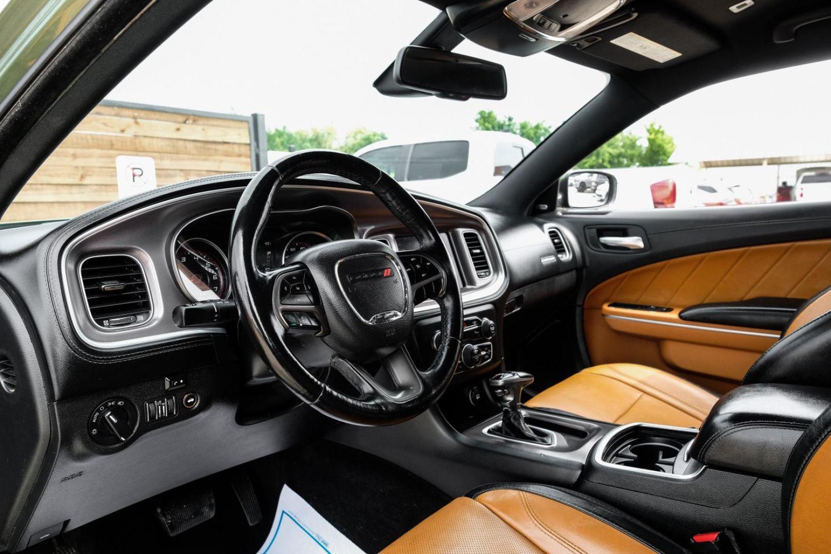 2019 Green Dodge Charger SXT (2C3CDXBG7KH) with an 3.6L V6 DOHC 24V engine, 8-Speed Automatic transmission, located at 2401 E Main St., Grand Prairie, TX, 75050, (972) 262-4440, 32.748981, -96.969643 - Photo#2