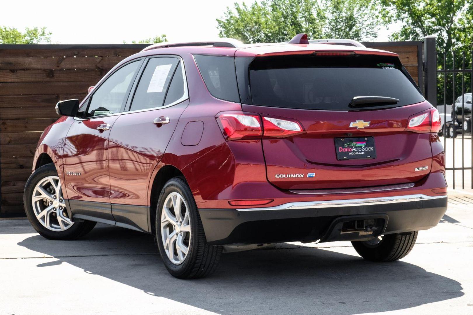 2018 red Chevrolet Equinox Premier (3GNAXPEU0JL) with an 1.6L L4 DOHC 16V DIESEL engine, 6-Speed Automatic transmission, located at 2401 E Main St., Grand Prairie, TX, 75050, (972) 262-4440, 32.748981, -96.969643 - Photo#11