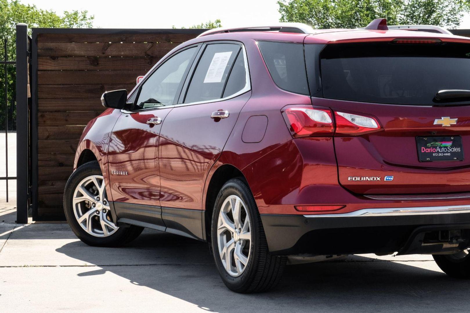 2018 red Chevrolet Equinox Premier (3GNAXPEU0JL) with an 1.6L L4 DOHC 16V DIESEL engine, 6-Speed Automatic transmission, located at 2401 E Main St., Grand Prairie, TX, 75050, (972) 262-4440, 32.748981, -96.969643 - Photo#12