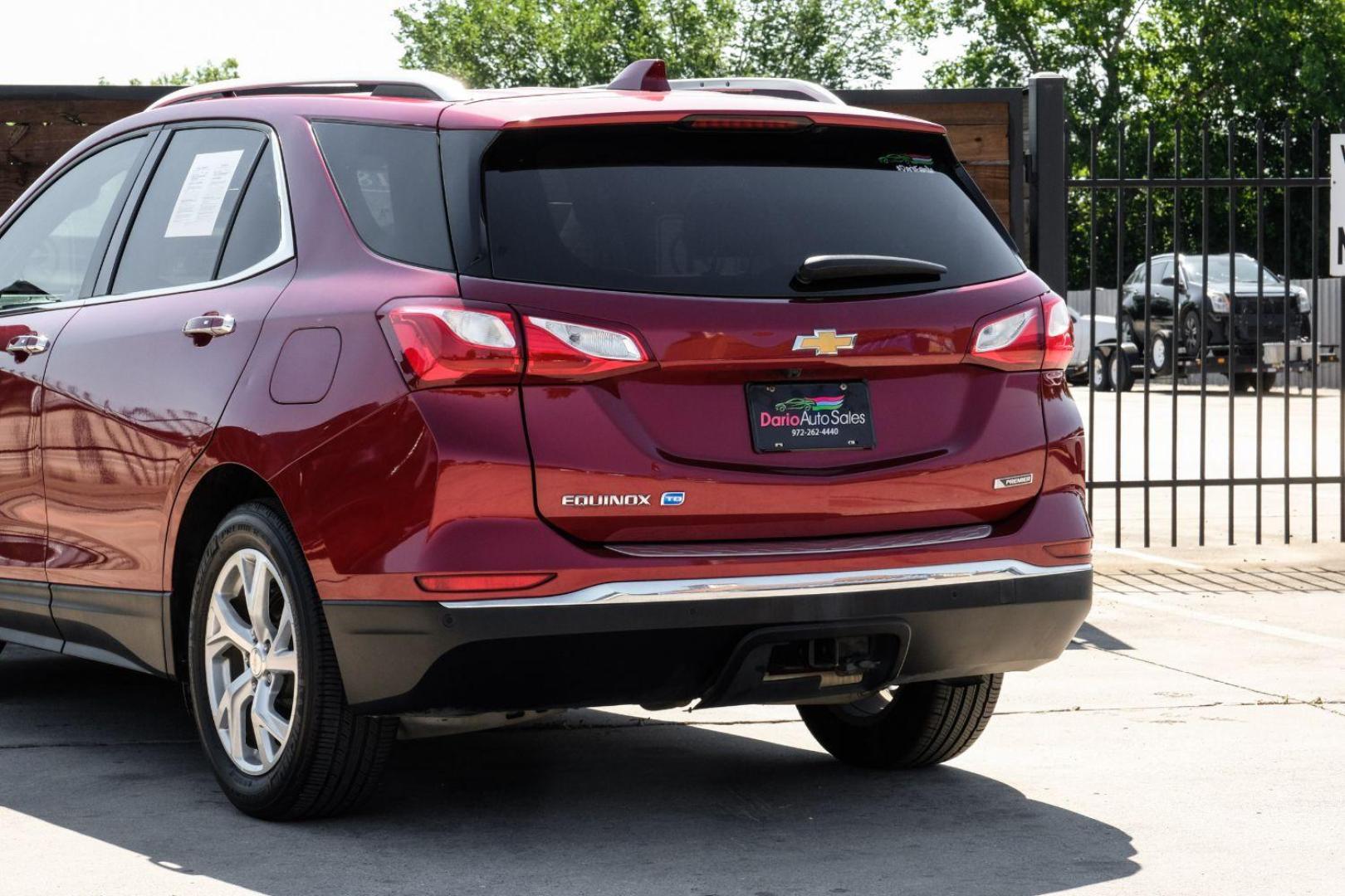 2018 red Chevrolet Equinox Premier (3GNAXPEU0JL) with an 1.6L L4 DOHC 16V DIESEL engine, 6-Speed Automatic transmission, located at 2401 E Main St., Grand Prairie, TX, 75050, (972) 262-4440, 32.748981, -96.969643 - Photo#13