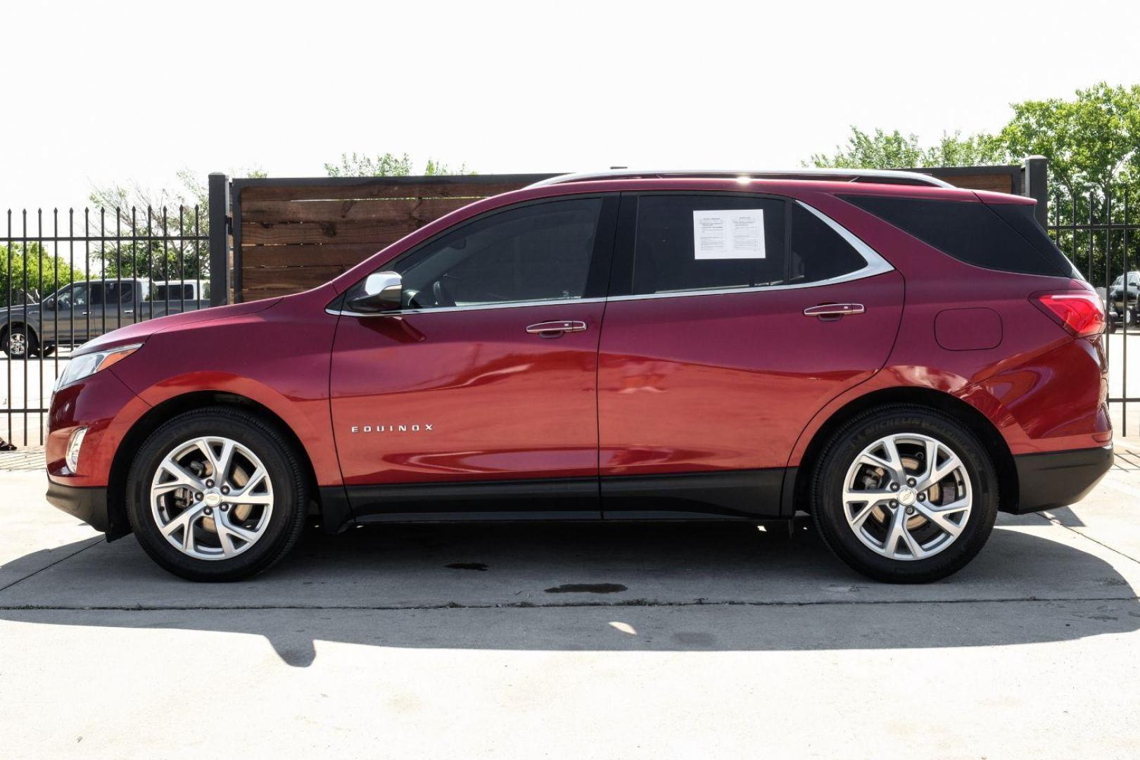 2018 red Chevrolet Equinox Premier (3GNAXPEU0JL) with an 1.6L L4 DOHC 16V DIESEL engine, 6-Speed Automatic transmission, located at 2401 E Main St., Grand Prairie, TX, 75050, (972) 262-4440, 32.748981, -96.969643 - Photo#14