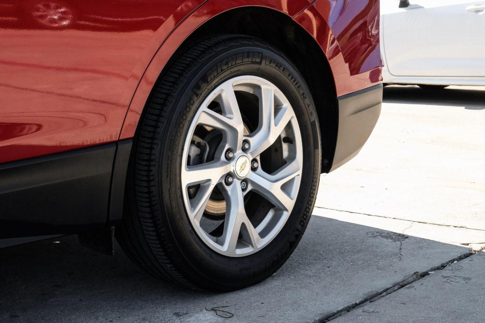 2018 red Chevrolet Equinox Premier (3GNAXPEU0JL) with an 1.6L L4 DOHC 16V DIESEL engine, 6-Speed Automatic transmission, located at 2401 E Main St., Grand Prairie, TX, 75050, (972) 262-4440, 32.748981, -96.969643 - Photo#52