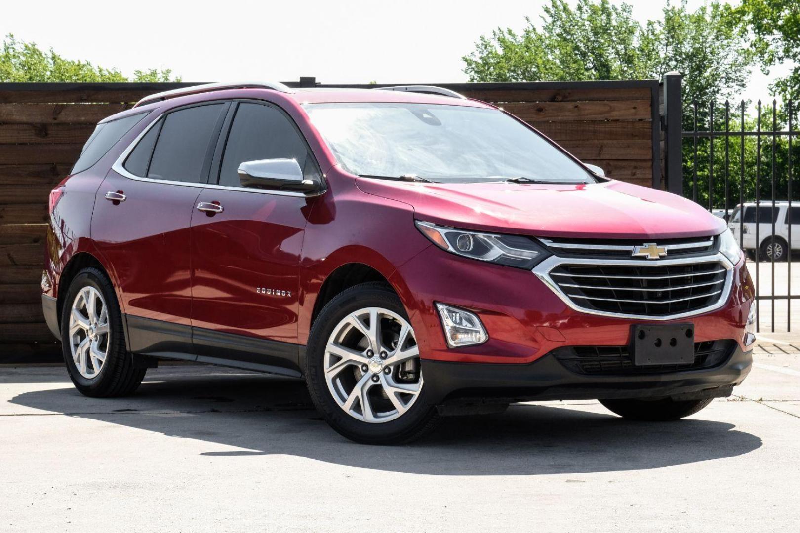 2018 red Chevrolet Equinox Premier (3GNAXPEU0JL) with an 1.6L L4 DOHC 16V DIESEL engine, 6-Speed Automatic transmission, located at 2401 E Main St., Grand Prairie, TX, 75050, (972) 262-4440, 32.748981, -96.969643 - Photo#7