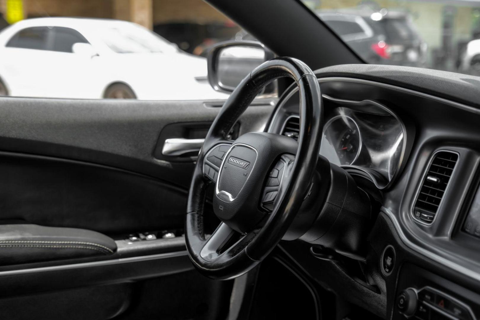 2019 Black Dodge Charger SXT (2C3CDXBG0KH) with an 3.6L V6 DOHC 24V engine, 8-Speed Automatic transmission, located at 2401 E Main St., Grand Prairie, TX, 75050, (972) 262-4440, 32.748981, -96.969643 - Photo#17