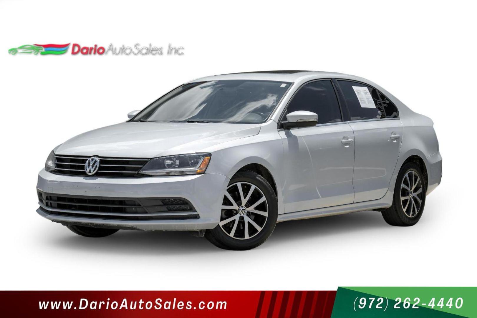 2017 white Volkswagen Jetta 1.4T SE 6A (3VWDB7AJ6HM) with an 1.4L L4 DOHC 16V engine, 6-Speed Automatic transmission, located at 2401 E Main St., Grand Prairie, TX, 75050, (972) 262-4440, 32.748981, -96.969643 - Photo#0