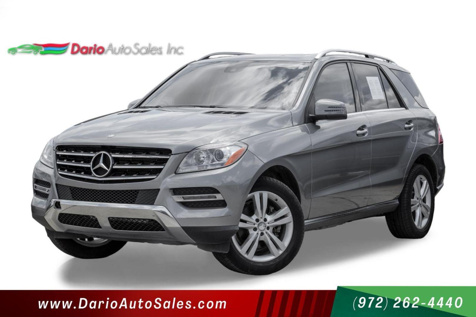 2013 silver Mercedes-Benz M-Class ML350 4MATIC (4JGDA5JB9DA) with an 3.5L V6 DOHC 24V engine, 7-Speed Automatic transmission, located at 2401 E Main St., Grand Prairie, TX, 75050, (972) 262-4440, 32.748981, -96.969643 - Photo#0