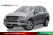 2013 silver Mercedes-Benz M-Class ML350 4MATIC (4JGDA5JB9DA) with an 3.5L V6 DOHC 24V engine, 7-Speed Automatic transmission, located at 2401 E Main St., Grand Prairie, TX, 75050, (972) 262-4440, 32.748981, -96.969643 - Photo#0