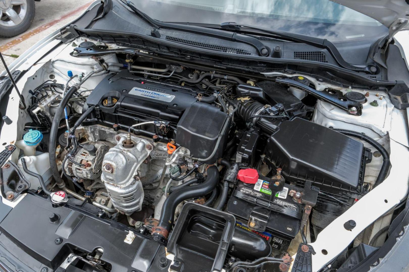 2014 WHITE Honda Accord Sport Sedan CVT (1HGCR2F5XEA) with an 2.4L L4 DOHC 16V engine, Continuously Variable Transmission transmission, located at 2401 E Main St., Grand Prairie, TX, 75050, (972) 262-4440, 32.748981, -96.969643 - Photo#54