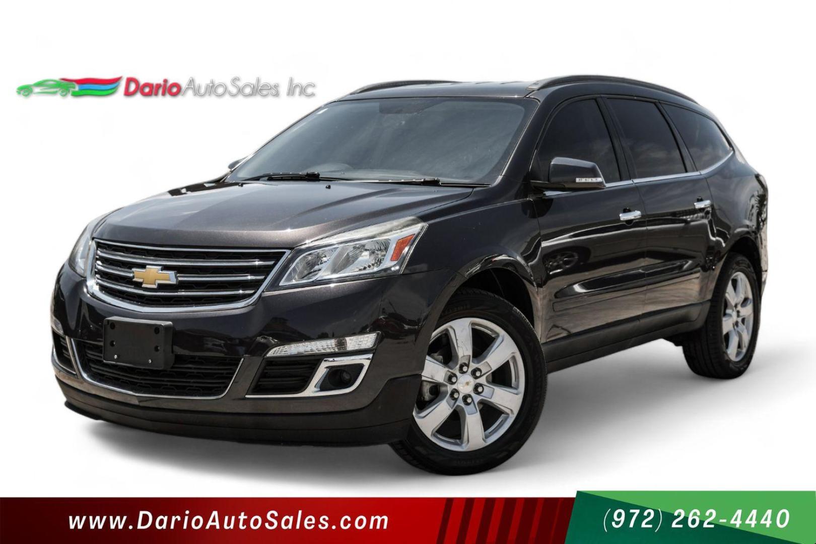 2016 GRAY Chevrolet Traverse SPORT UTILITY 4-DR (1GNKRGKD9GJ) with an 3.6L V6 DOHC 24V engine, 6-Speed Automatic transmission, located at 2401 E Main St., Grand Prairie, TX, 75050, (972) 262-4440, 32.748981, -96.969643 - Photo#0