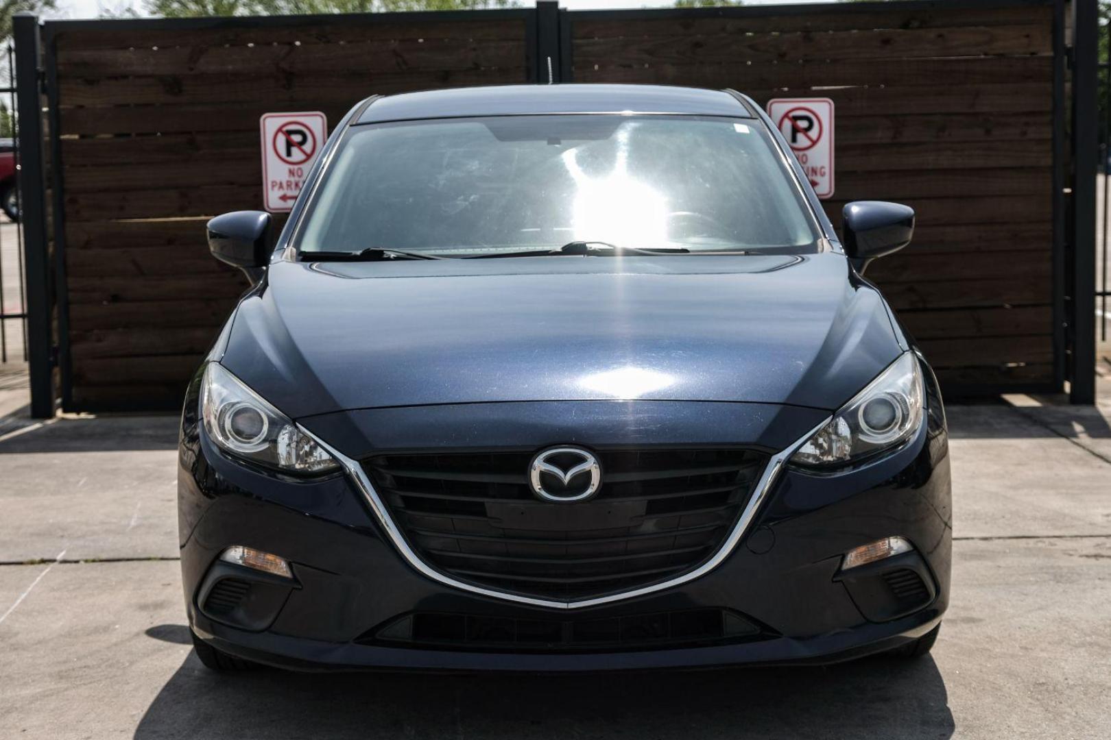 2015 BLACK Mazda MAZDA3 i Sport MT 5-Door (3MZBM1K79FM) with an 2.0L L4 DOHC 16V engine, 6-Speed Manual transmission, located at 2401 E Main St., Grand Prairie, TX, 75050, (972) 262-4440, 32.748981, -96.969643 - Photo#6