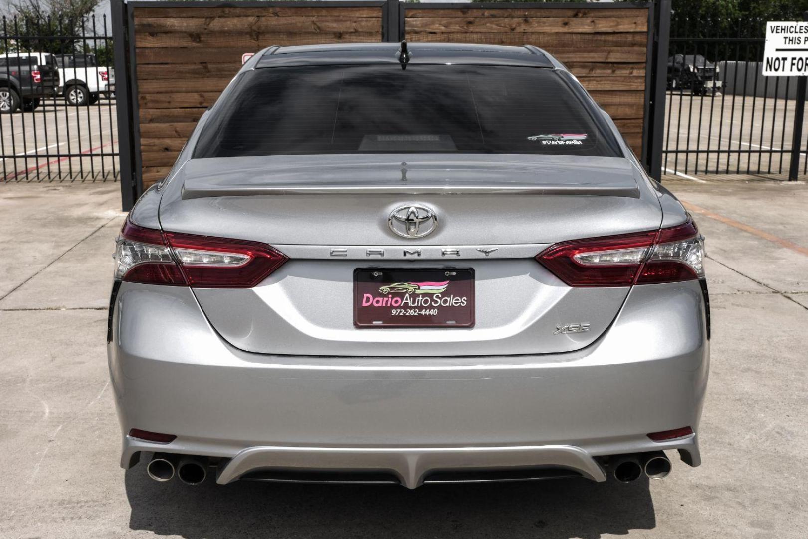 2019 silver Toyota Camry XSE (4T1B61HK4KU) with an 2.5L L4 DOHC 16V engine, 8-Speed Automatic transmission, located at 2401 E Main St., Grand Prairie, TX, 75050, (972) 262-4440, 32.748981, -96.969643 - Photo#15