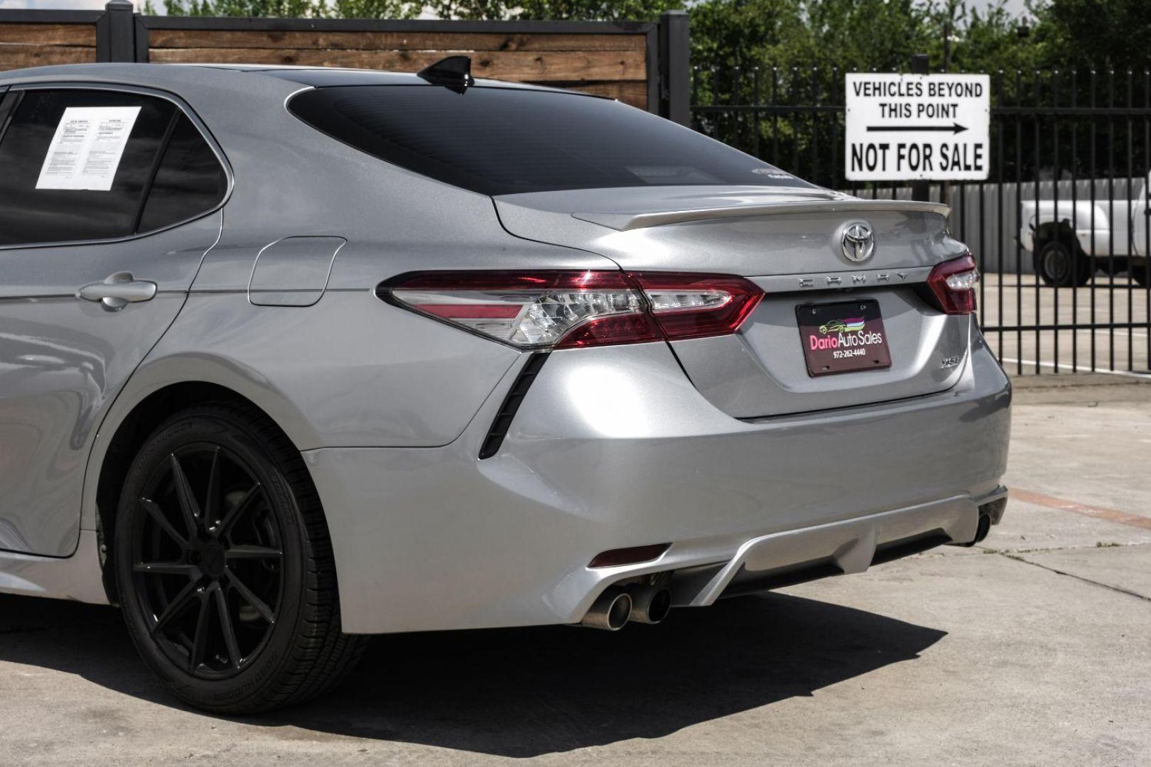 2019 silver Toyota Camry XSE (4T1B61HK4KU) with an 2.5L L4 DOHC 16V engine, 8-Speed Automatic transmission, located at 2401 E Main St., Grand Prairie, TX, 75050, (972) 262-4440, 32.748981, -96.969643 - Photo#18