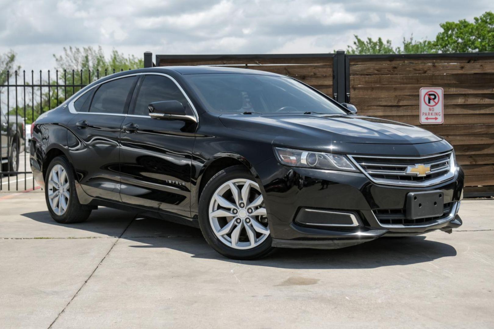 2017 BLACK Chevrolet Impala LT (1G1105SA5HU) with an 2.5L L4 DOHC 16V engine, 6-Speed Automatic transmission, located at 2401 E Main St., Grand Prairie, TX, 75050, (972) 262-4440, 32.748981, -96.969643 - Photo#5