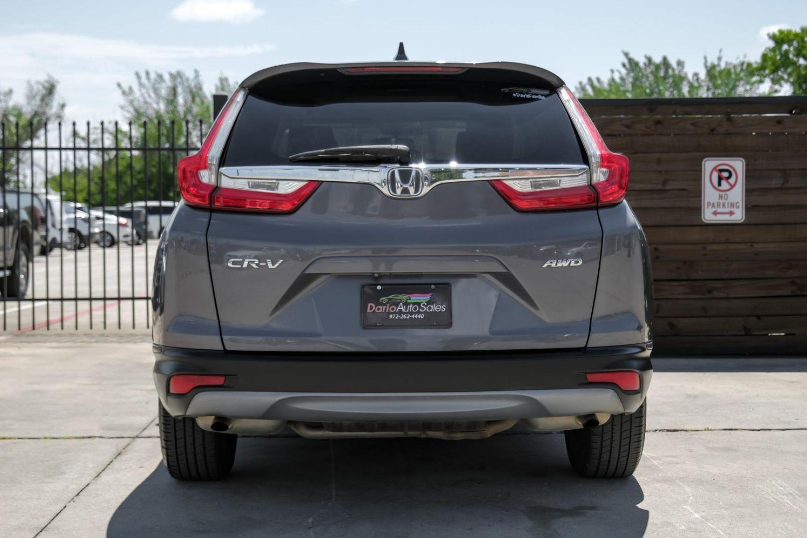 2017 GRAY Honda CR-V SPORT UTILITY 4-DR (5J6RW2H50HL) with an 1.5L L4 16V DOHC TURBO engine, Continuously Variable Transmission transmission, located at 2401 E Main St., Grand Prairie, TX, 75050, (972) 262-4440, 32.748981, -96.969643 - Photo#11