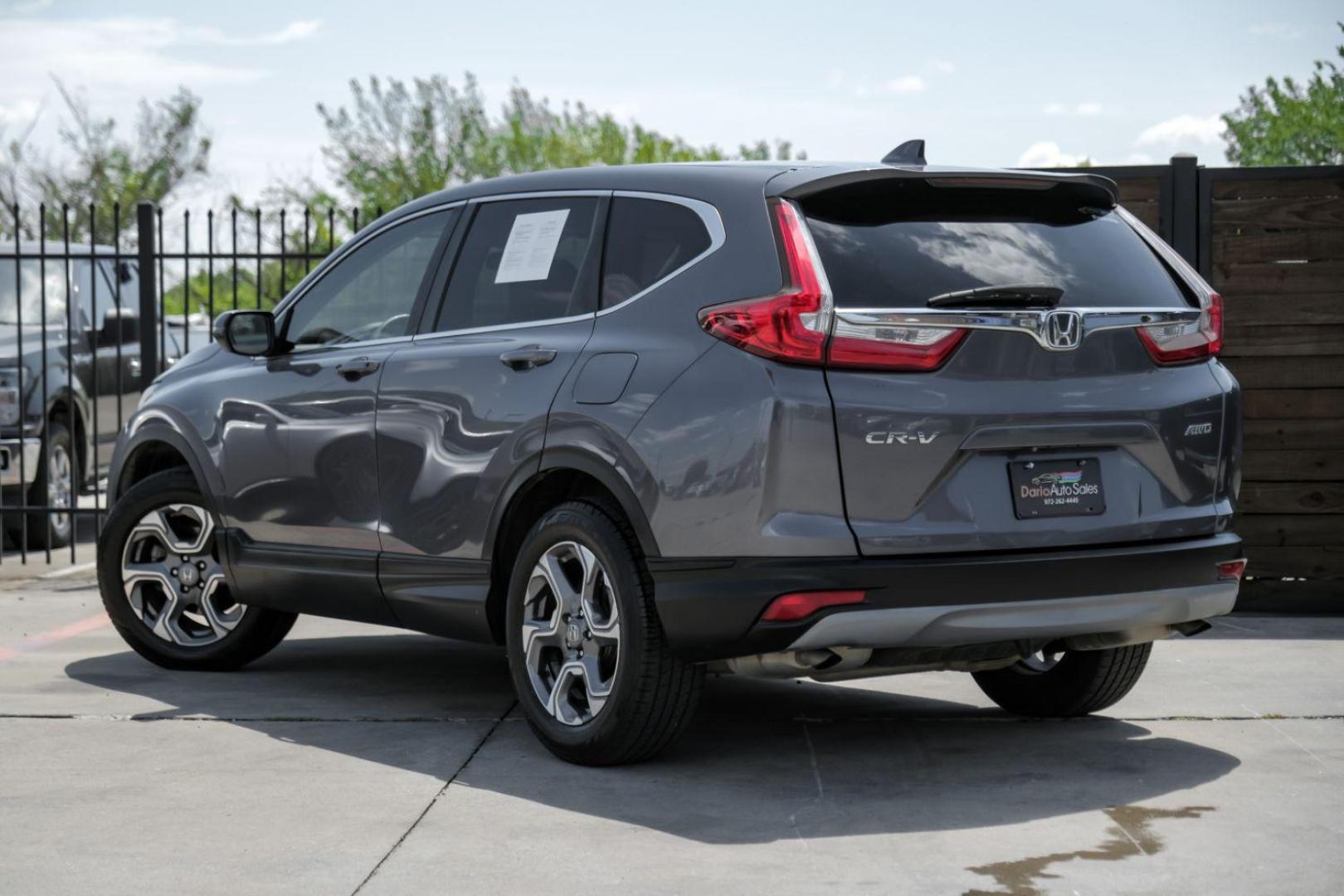 2017 GRAY Honda CR-V SPORT UTILITY 4-DR (5J6RW2H50HL) with an 1.5L L4 16V DOHC TURBO engine, Continuously Variable Transmission transmission, located at 2401 E Main St., Grand Prairie, TX, 75050, (972) 262-4440, 32.748981, -96.969643 - Photo#12