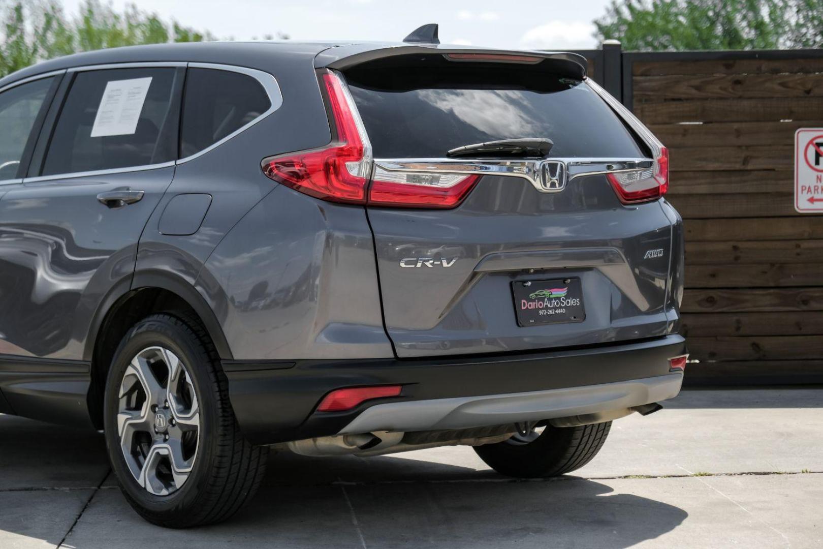 2017 GRAY Honda CR-V SPORT UTILITY 4-DR (5J6RW2H50HL) with an 1.5L L4 16V DOHC TURBO engine, Continuously Variable Transmission transmission, located at 2401 E Main St., Grand Prairie, TX, 75050, (972) 262-4440, 32.748981, -96.969643 - Photo#14