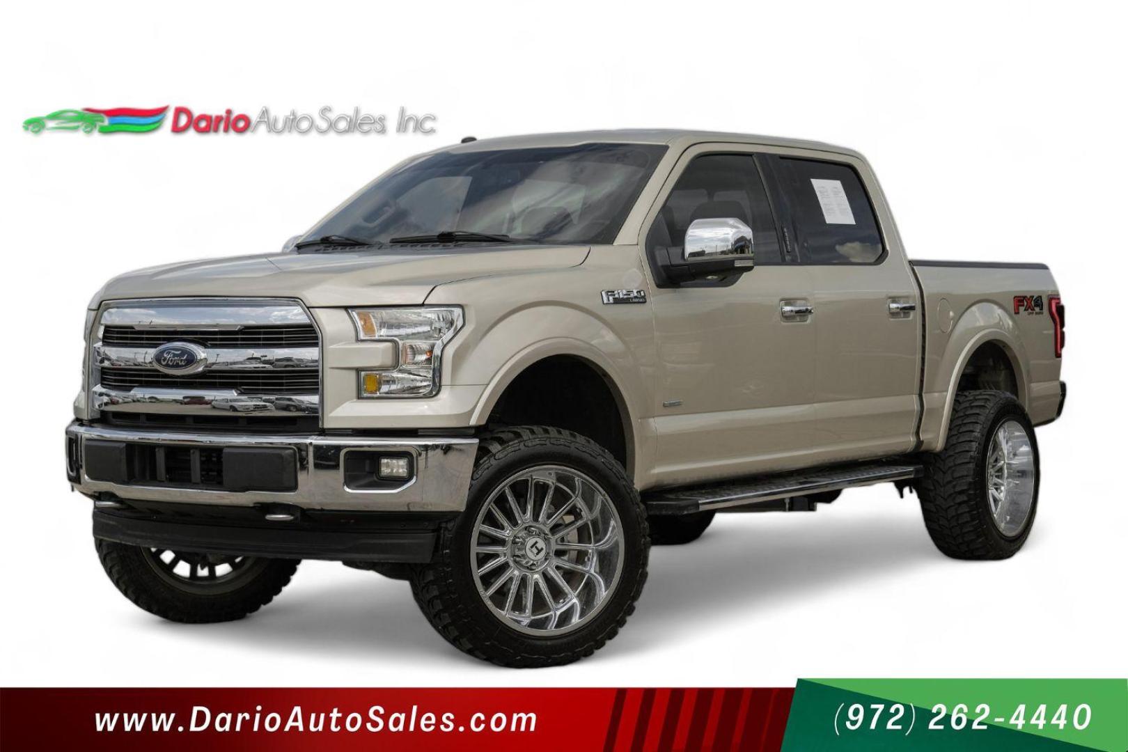 2017 GOLD Ford F-150 Lariat SuperCrew 6.5-ft. Bed 4WD (1FTEW1EG6HK) with an 3.5L V6 TURBO engine, 6-Speed Automatic transmission, located at 2401 E Main St., Grand Prairie, TX, 75050, (972) 262-4440, 32.748981, -96.969643 - Photo#0