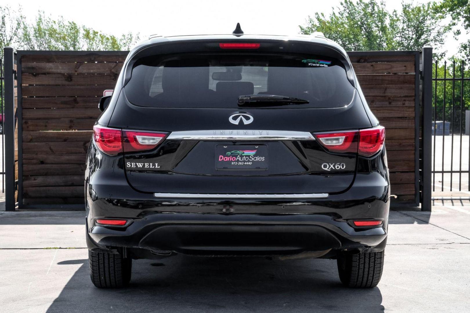 2017 BLACK Infiniti QX60 Base FWD (5N1DL0MNXHC) with an 3.5L V6 DOHC 24V engine, Continuously Variable Transmission transmission, located at 2401 E Main St., Grand Prairie, TX, 75050, (972) 262-4440, 32.748981, -96.969643 - Photo#11