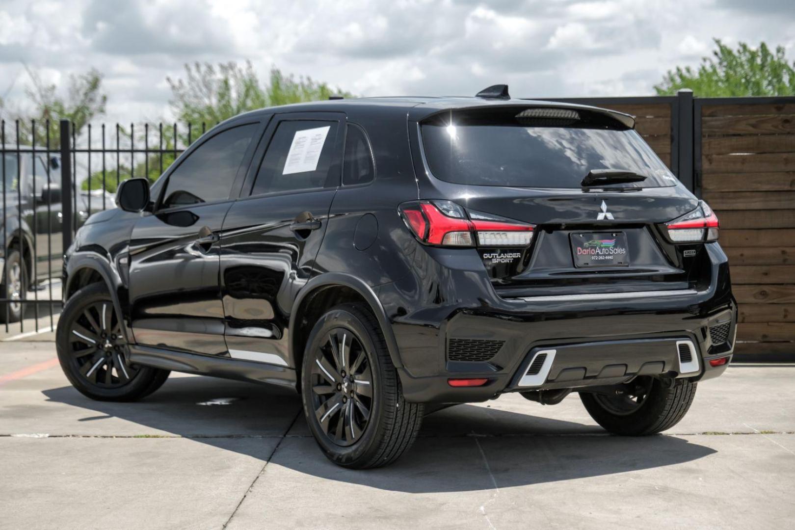 2022 black Mitsubishi Outlander Sport 2.0 ES CVT (JA4APUAUXNU) with an 2.0L L4 DOHC 16V engine, Continuously Variable Transmission transmission, located at 2401 E Main St., Grand Prairie, TX, 75050, (972) 262-4440, 32.748981, -96.969643 - Photo#11