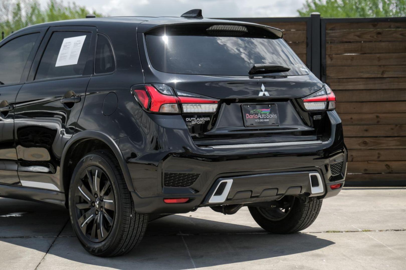 2022 black Mitsubishi Outlander Sport 2.0 ES CVT (JA4APUAUXNU) with an 2.0L L4 DOHC 16V engine, Continuously Variable Transmission transmission, located at 2401 E Main St., Grand Prairie, TX, 75050, (972) 262-4440, 32.748981, -96.969643 - Photo#13