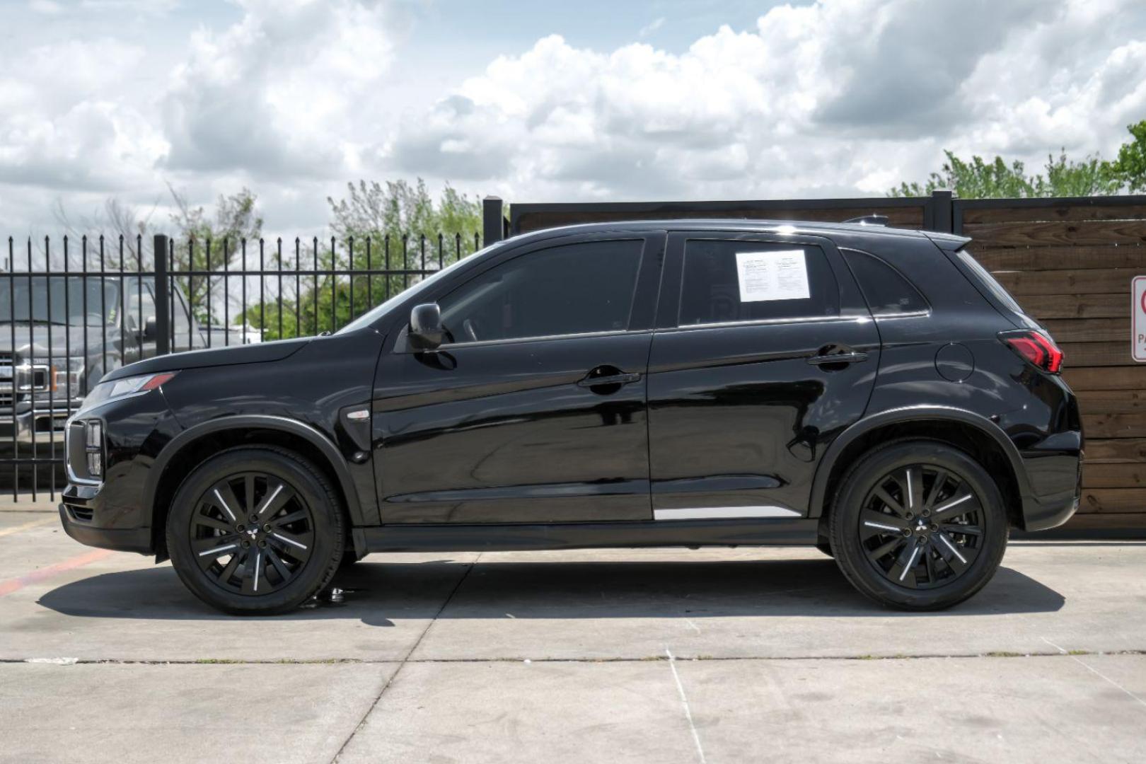 2022 black Mitsubishi Outlander Sport 2.0 ES CVT (JA4APUAUXNU) with an 2.0L L4 DOHC 16V engine, Continuously Variable Transmission transmission, located at 2401 E Main St., Grand Prairie, TX, 75050, (972) 262-4440, 32.748981, -96.969643 - Photo#14