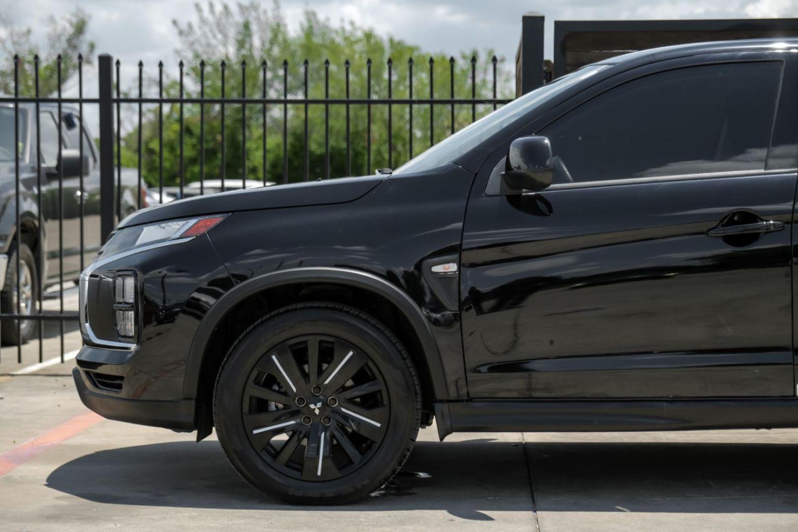 2022 black Mitsubishi Outlander Sport 2.0 ES CVT (JA4APUAUXNU) with an 2.0L L4 DOHC 16V engine, Continuously Variable Transmission transmission, located at 2401 E Main St., Grand Prairie, TX, 75050, (972) 262-4440, 32.748981, -96.969643 - Photo#15