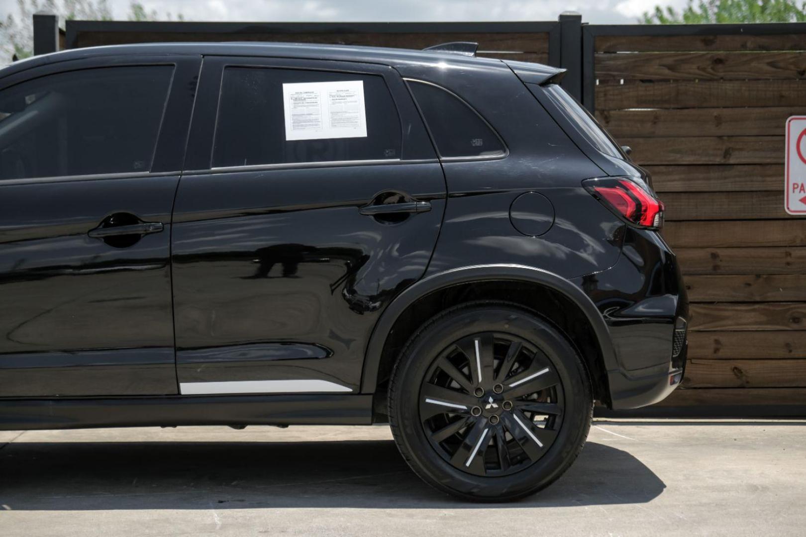 2022 black Mitsubishi Outlander Sport 2.0 ES CVT (JA4APUAUXNU) with an 2.0L L4 DOHC 16V engine, Continuously Variable Transmission transmission, located at 2401 E Main St., Grand Prairie, TX, 75050, (972) 262-4440, 32.748981, -96.969643 - Photo#16