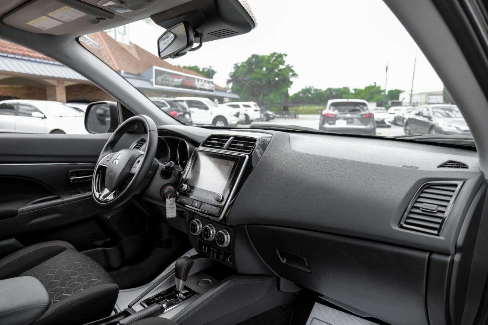 2022 black Mitsubishi Outlander Sport 2.0 ES CVT (JA4APUAUXNU) with an 2.0L L4 DOHC 16V engine, Continuously Variable Transmission transmission, located at 2401 E Main St., Grand Prairie, TX, 75050, (972) 262-4440, 32.748981, -96.969643 - Photo#17