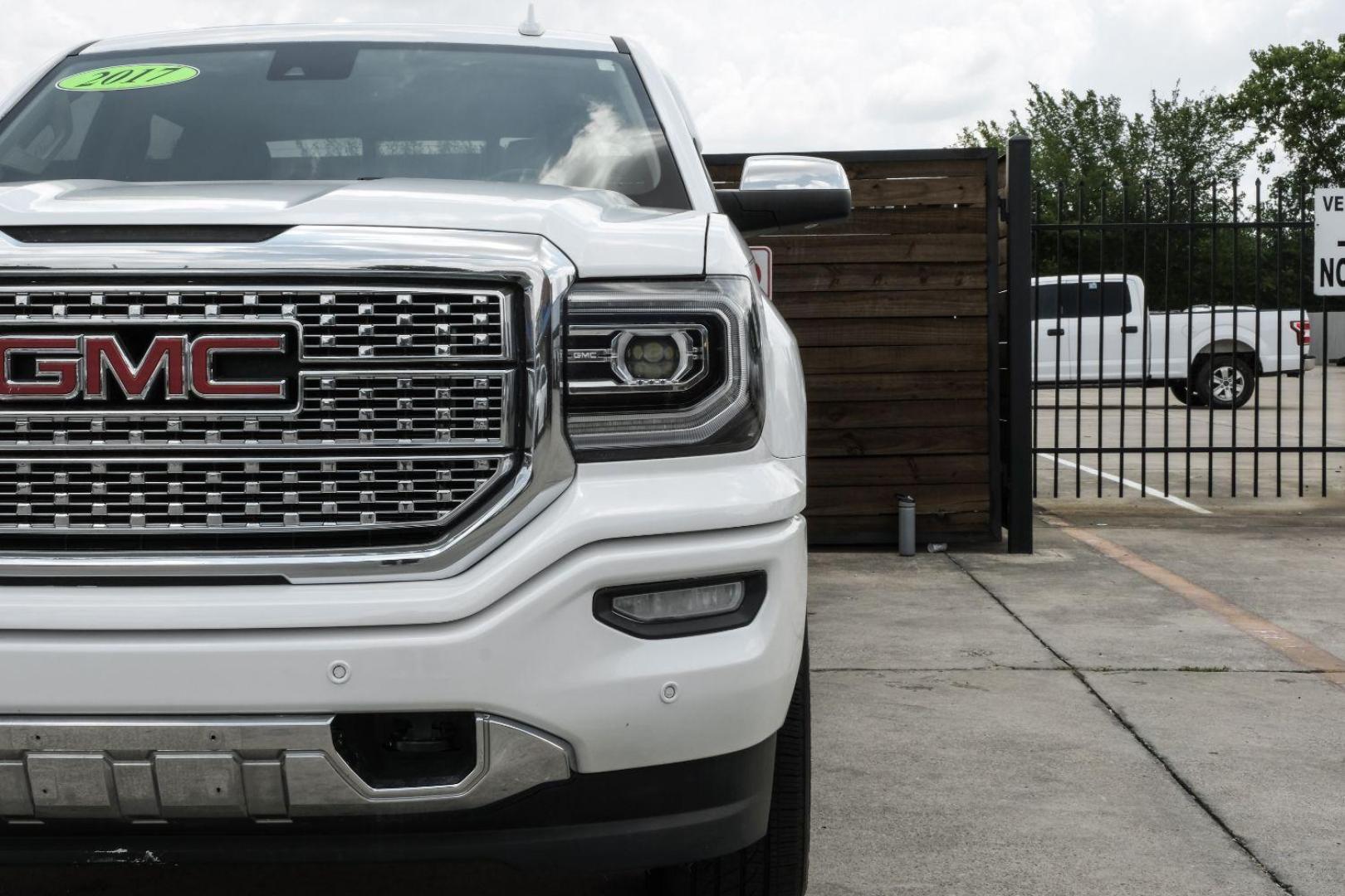 2017 WHITE GMC Sierra 1500 Denali Crew Cab Long Box 2WD (3GTP1PEC4HG) with an 5.3L V8 OHV 16V engine, 6-Speed Automatic transmission, located at 2401 E Main St., Grand Prairie, TX, 75050, (972) 262-4440, 32.748981, -96.969643 - Photo#56