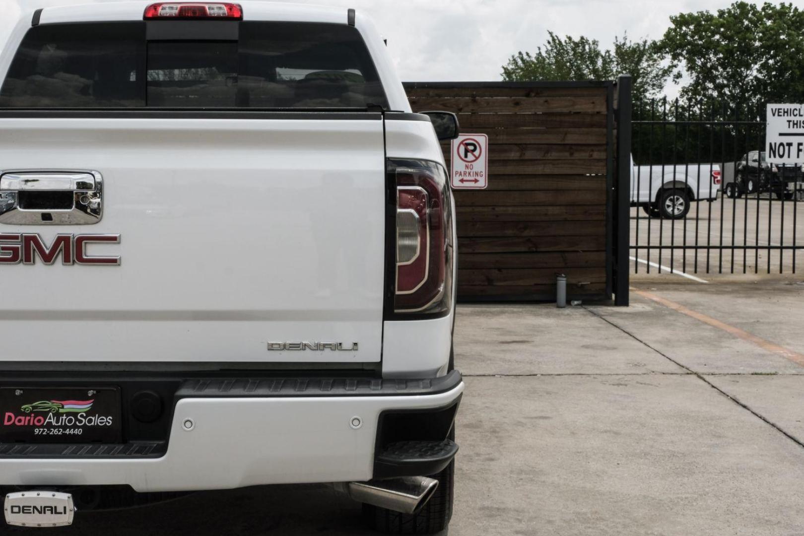 2017 WHITE GMC Sierra 1500 Denali Crew Cab Long Box 2WD (3GTP1PEC4HG) with an 5.3L V8 OHV 16V engine, 6-Speed Automatic transmission, located at 2401 E Main St., Grand Prairie, TX, 75050, (972) 262-4440, 32.748981, -96.969643 - Photo#57