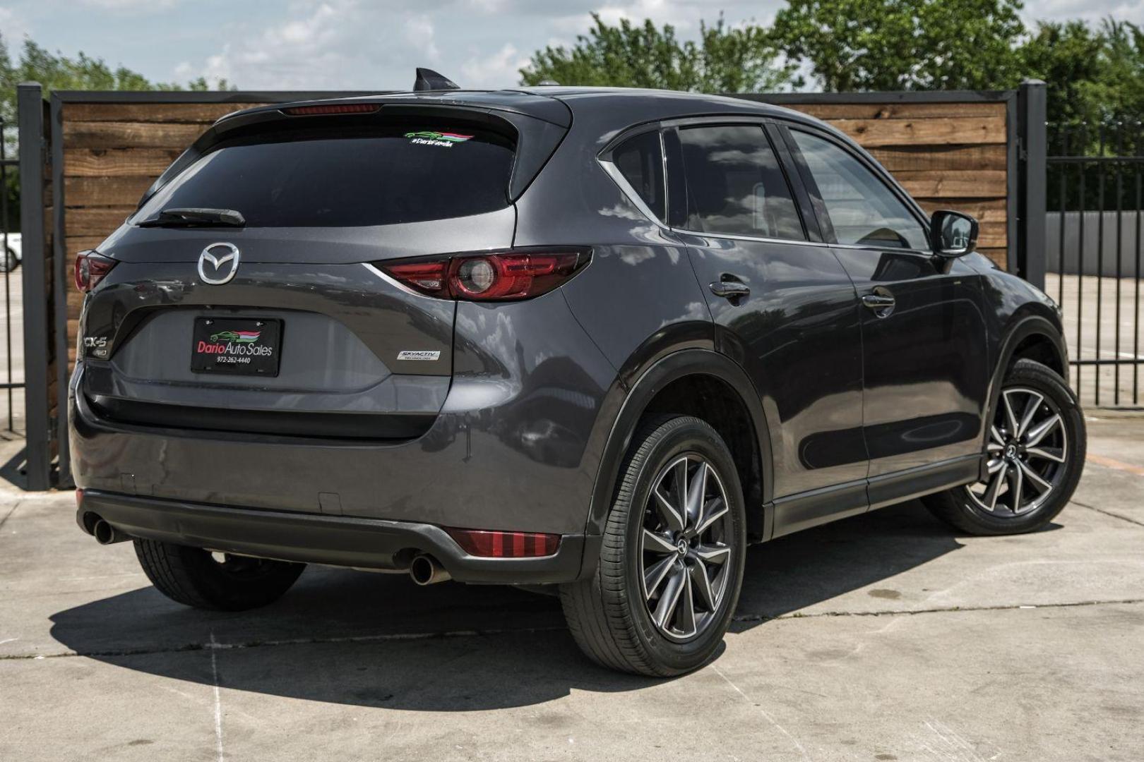 2017 GRAY Mazda CX-5 SPORT UTILITY 4-DR (JM3KFBDL2H0) with an 2.5L L4 DOHC 16V engine, 6-Speed Automatic transmission, located at 2401 E Main St., Grand Prairie, TX, 75050, (972) 262-4440, 32.748981, -96.969643 - Photo#12