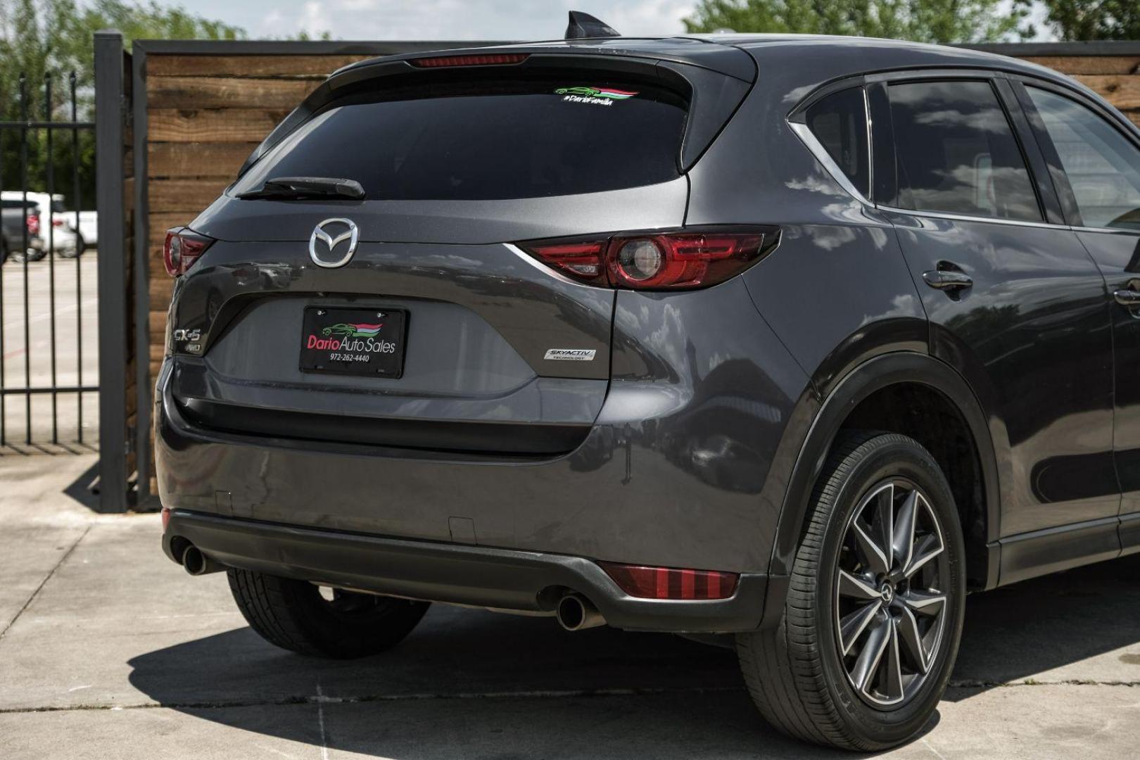 2017 GRAY Mazda CX-5 SPORT UTILITY 4-DR (JM3KFBDL2H0) with an 2.5L L4 DOHC 16V engine, 6-Speed Automatic transmission, located at 2401 E Main St., Grand Prairie, TX, 75050, (972) 262-4440, 32.748981, -96.969643 - Photo#13