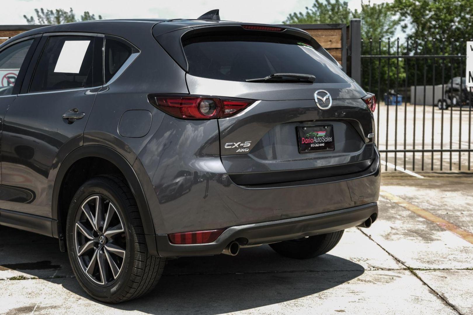 2017 GRAY Mazda CX-5 SPORT UTILITY 4-DR (JM3KFBDL2H0) with an 2.5L L4 DOHC 16V engine, 6-Speed Automatic transmission, located at 2401 E Main St., Grand Prairie, TX, 75050, (972) 262-4440, 32.748981, -96.969643 - Photo#18