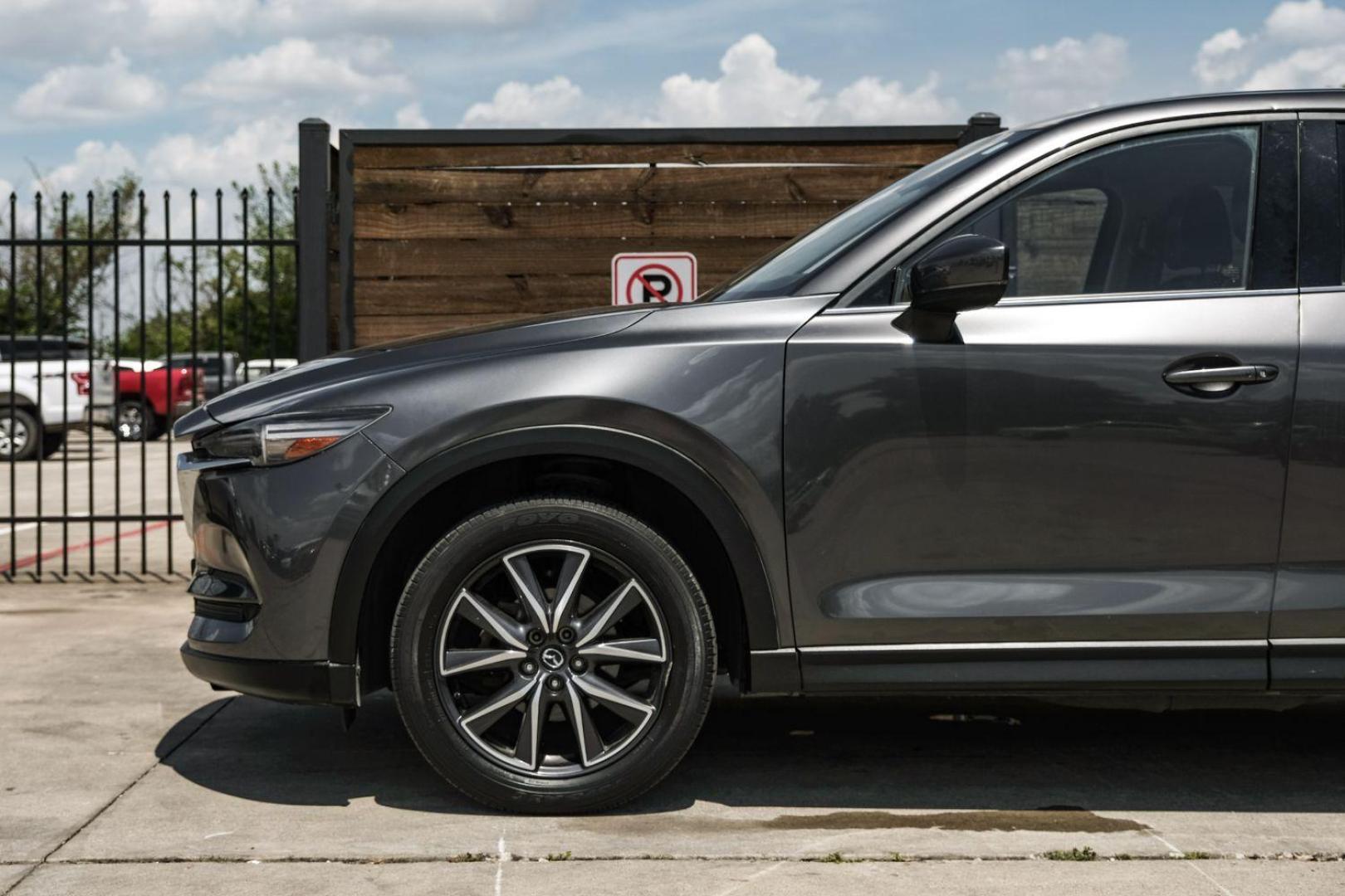 2017 GRAY Mazda CX-5 SPORT UTILITY 4-DR (JM3KFBDL2H0) with an 2.5L L4 DOHC 16V engine, 6-Speed Automatic transmission, located at 2401 E Main St., Grand Prairie, TX, 75050, (972) 262-4440, 32.748981, -96.969643 - Photo#20