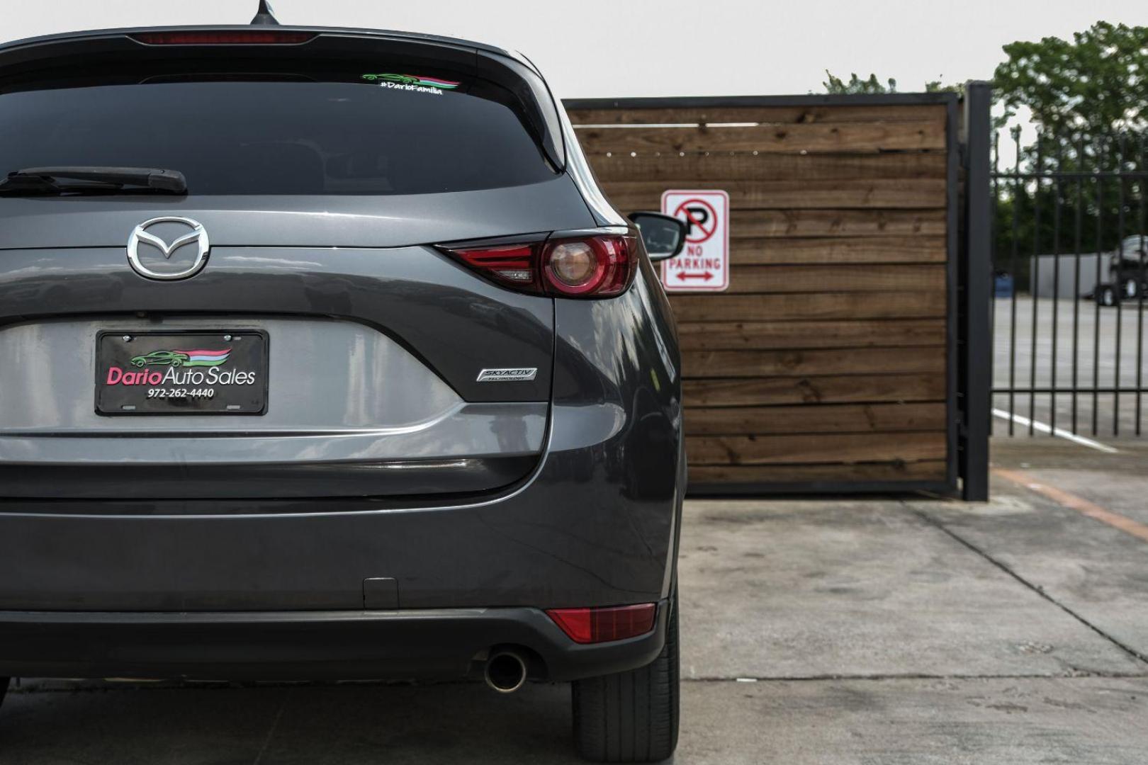 2017 GRAY Mazda CX-5 SPORT UTILITY 4-DR (JM3KFBDL2H0) with an 2.5L L4 DOHC 16V engine, 6-Speed Automatic transmission, located at 2401 E Main St., Grand Prairie, TX, 75050, (972) 262-4440, 32.748981, -96.969643 - Photo#57