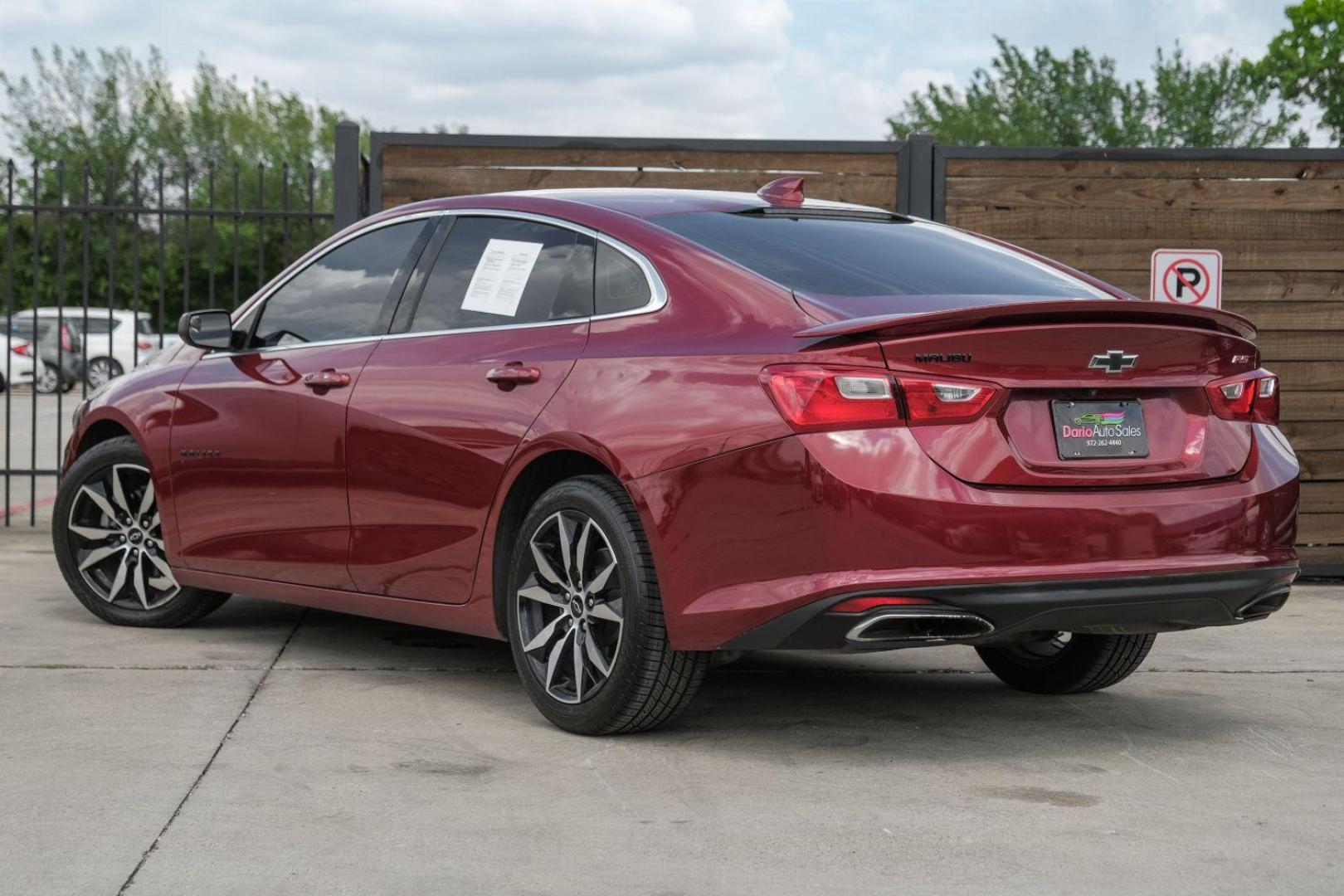 2020 RED Chevrolet Malibu RS (1G1ZG5ST3LF) with an 1.5L L4 DOHC 16V engine, 6-Speed Automatic transmission, located at 2401 E Main St., Grand Prairie, TX, 75050, (972) 262-4440, 32.748981, -96.969643 - Photo#11