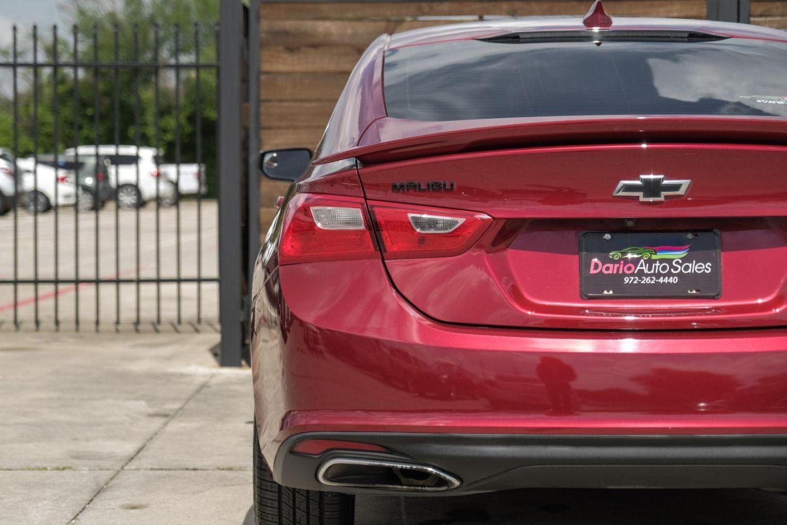 2020 RED Chevrolet Malibu RS (1G1ZG5ST3LF) with an 1.5L L4 DOHC 16V engine, 6-Speed Automatic transmission, located at 2401 E Main St., Grand Prairie, TX, 75050, (972) 262-4440, 32.748981, -96.969643 - Photo#43